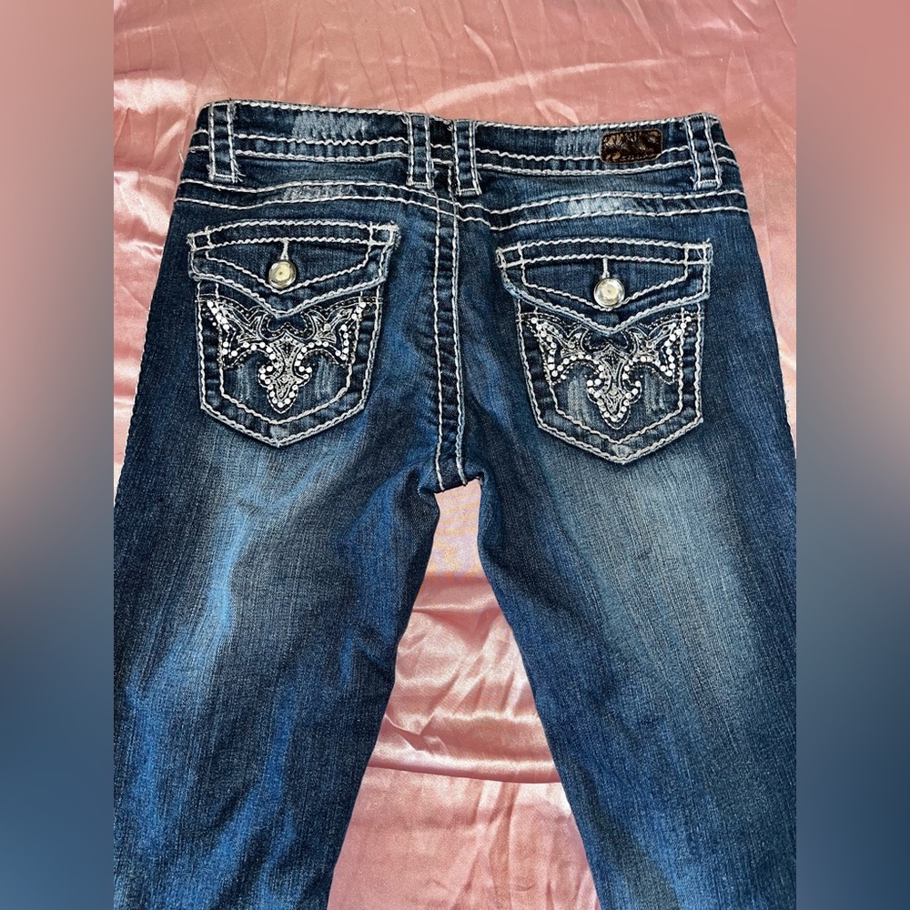 Straight leg jeans